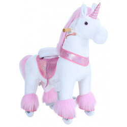 Ponycycle avec frein - Rose Licorne - Petit modèle