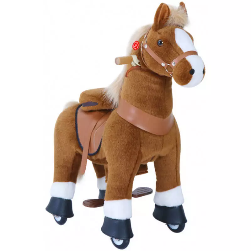 MY PONY ®, cheval jouet d'équitation, marron à longue crinière 4 - 9 ans