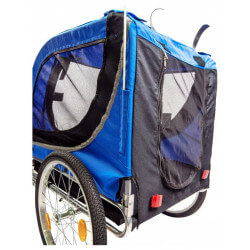 Remorque bleue pour chien - BIKE ORIGINAL - Loisir-Plein-Air