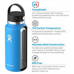 Bouteille isotherme Wide Mouth (946ml) - HYDRO FLASK - Loisir-Plein-Air