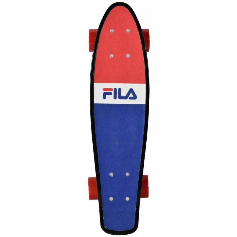 Skateboard Vintage 22,5" PP bleu/blanc/rouge