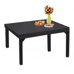 Table Modulo noire 6/10 personnes 135/270