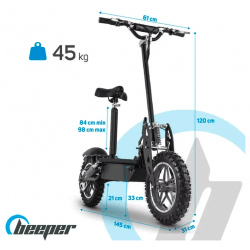 Poignée de pliage pour trottinette électrique BEEPER CROSS