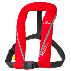 Nouveau gilet de sauvetage PILOT 165 rouge sans harnais - PLASTIMO