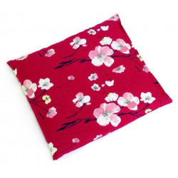 Coussin noyaux de cerises SISSEL CHERRY Fleurie 24 x 26 cm