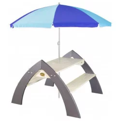 Table de pique-nique Kylo XL avec parasol - AXI
