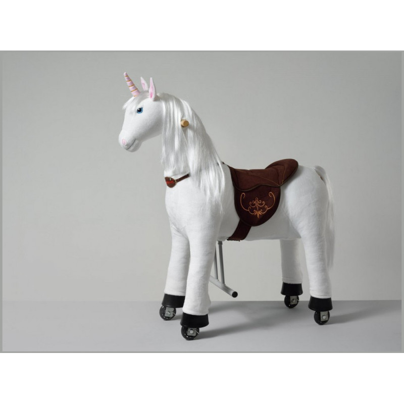 Kids-Horse Licorne, cheval à roulettes enfant 4 à 10 ans