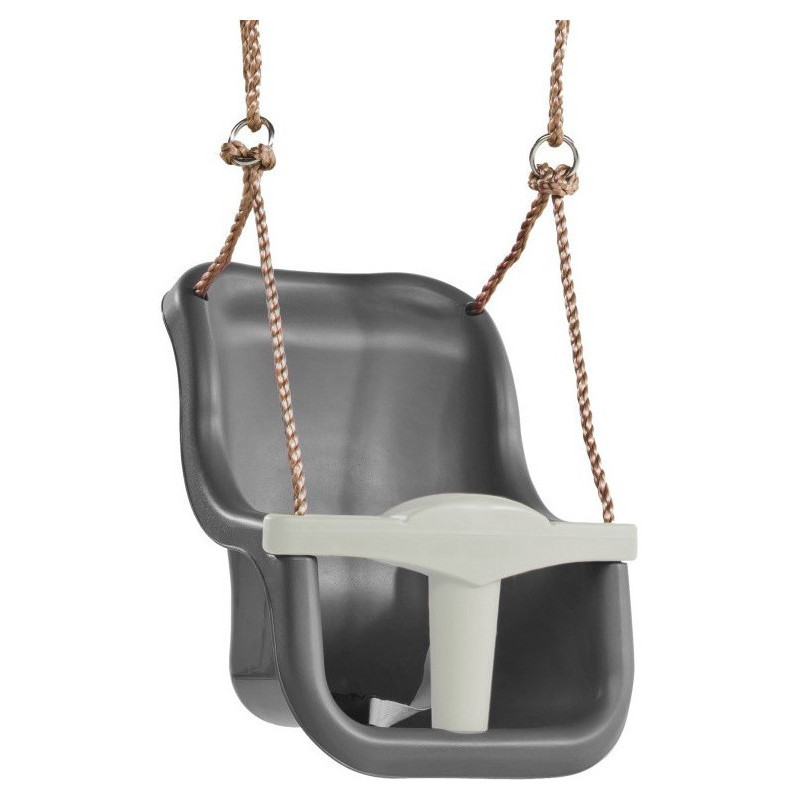 siège de balançoire pour bébé gris