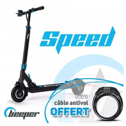 Antivol trottinette et velo - BEEPER - C‚ble 60 cm - Code 4