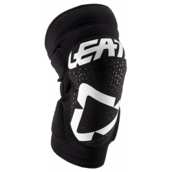 Genouillères 3DF 5.0 Zip Blanc/Noir - LEATT