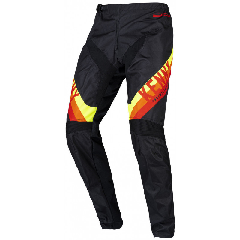 pantalon elite black red