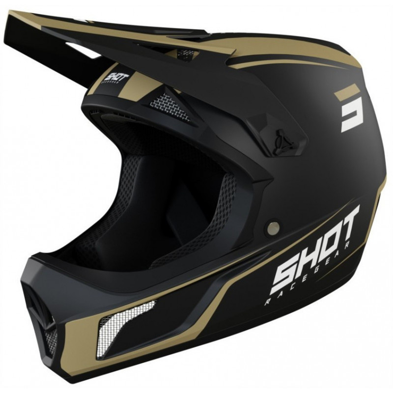 casque enfant rogue united black gold