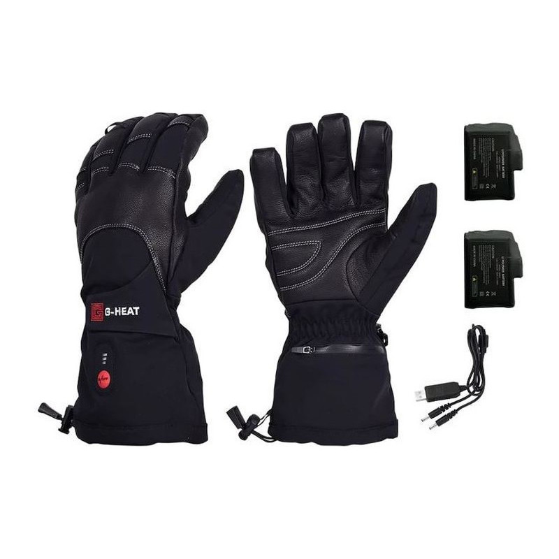 Gants de ski chauffants en cuir EVO-3 + Batterie - G-HEAT - Loisir