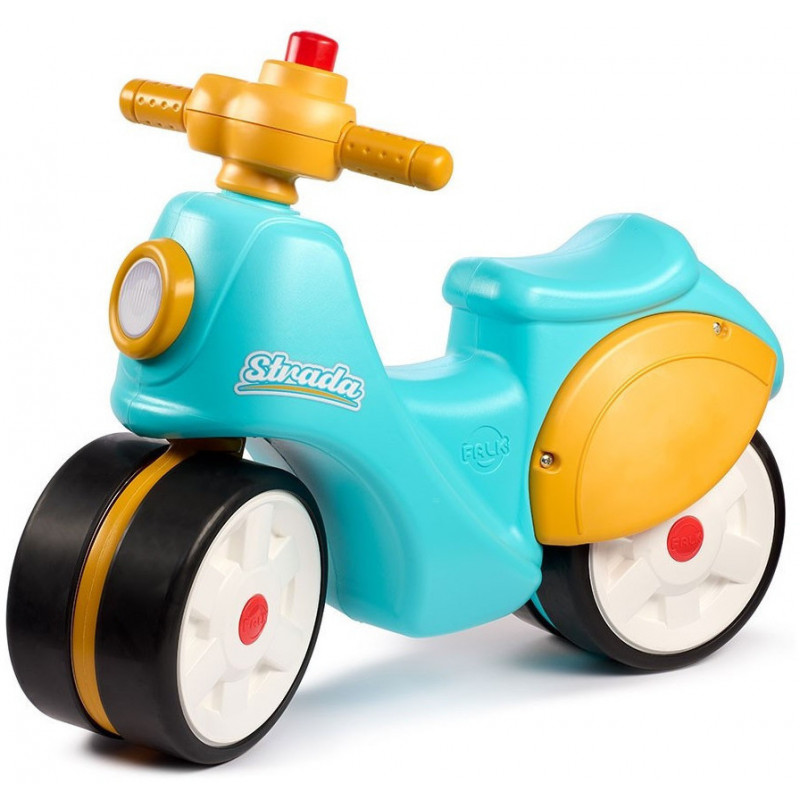 Porteur enfant Scooter Strada - Bleu et Jaune - FALK