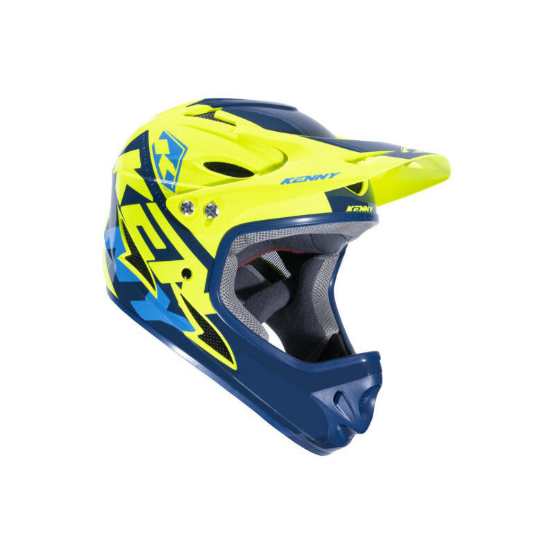 casque down hill neon yellow