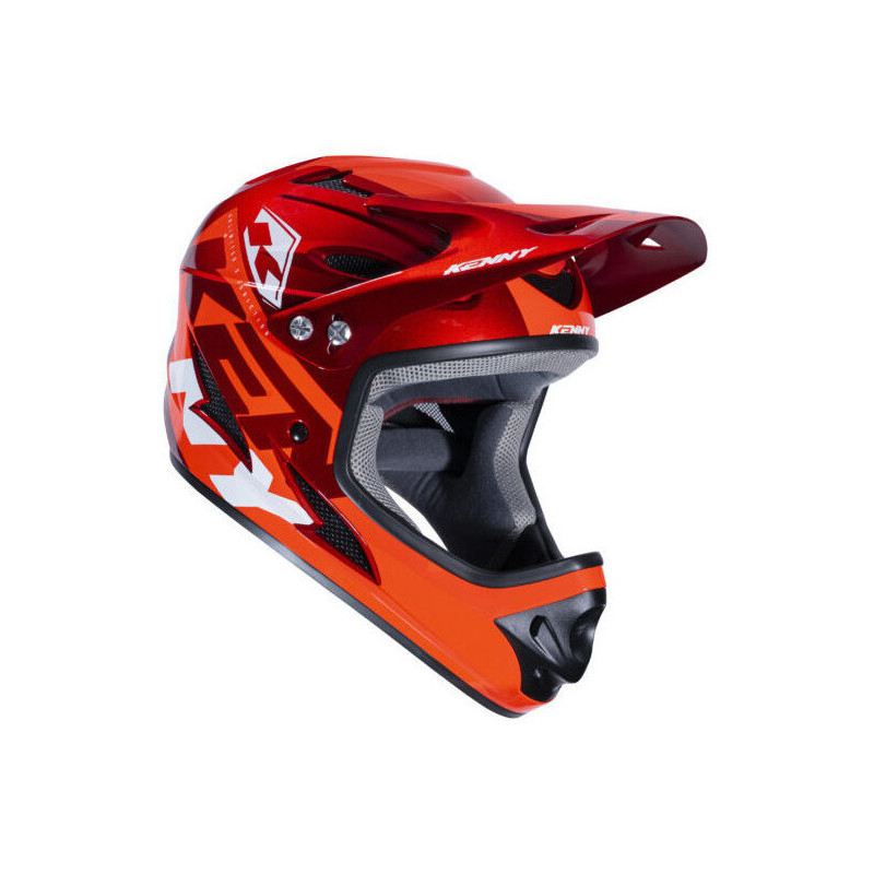 casque down hill red
