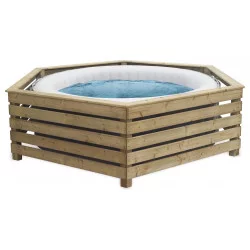 Habillage en bois pour Spa 181-205 cm - DECORSPA