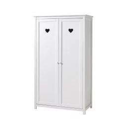 Armoire AMORI blanche 2 Portes