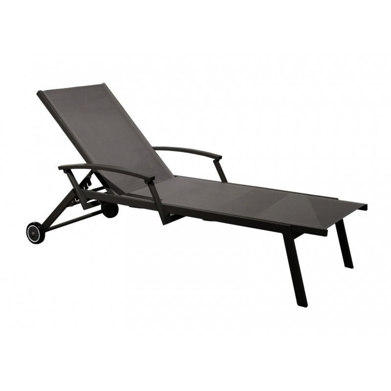 lot de 2 lits de soleil florence avec accoudoirs