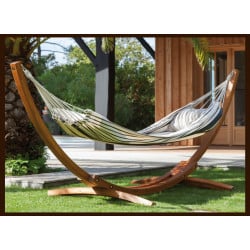 Chaise suspendue Banana Leaf - Hamac sur pied en bois, toiles de hamac -  Proloisirs - Proloisirs, Mobilier de jardin design, tables et salons de  jardin