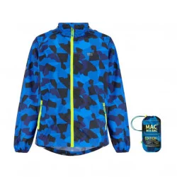 Veste imperméable Unisexe Origin 2 - Blue Camo - MAC IN A SAC