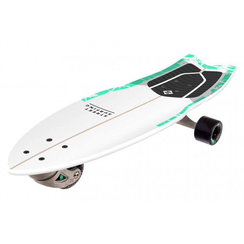 longboard shark attack 30 psycho green