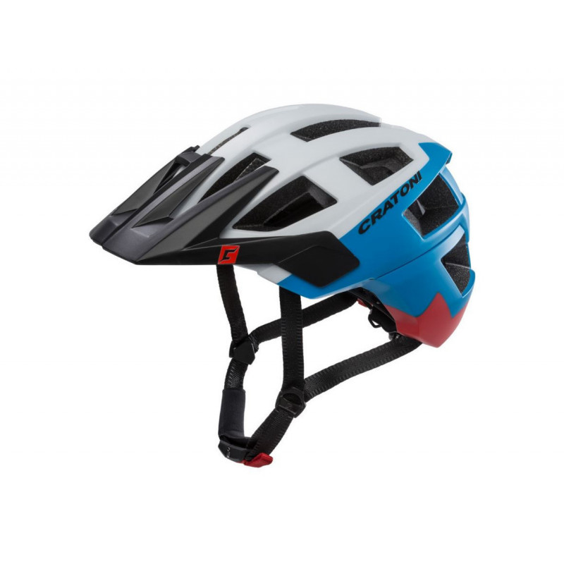 casque allset blanc bleu rouge