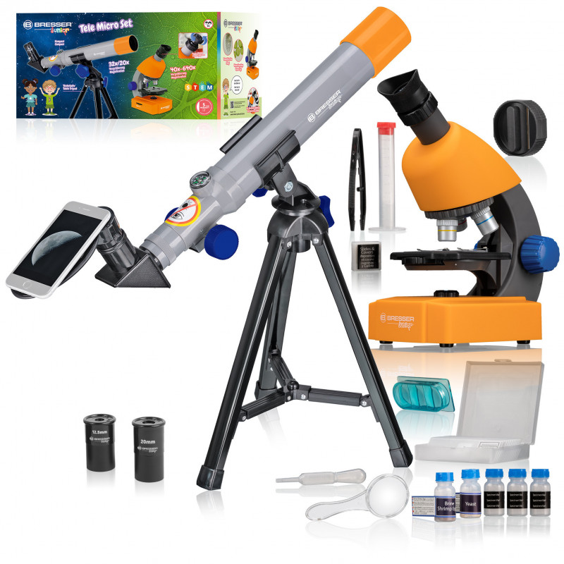 kit télescope et microscope junior