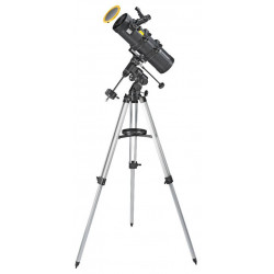 Télescope Spica II 130/1000 EQ3 avec adaptateur smartphone et filtre solaire - BRESSER