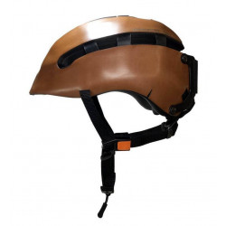 Casque vélo multi-impact - Cuir Marron Havane - HEDKAYSE