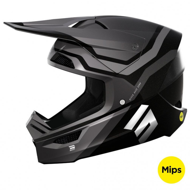 casque race sky grey chrome