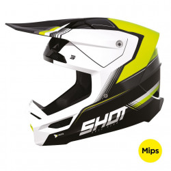 Casque Race Tracer Neon Yellow - SHOT