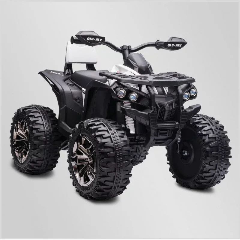 Quad électrique noir 12V pour enfants de moins de 3 ans