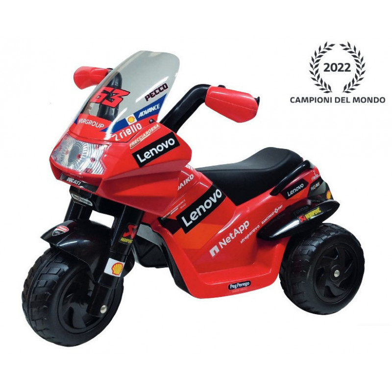 Moto électrique Ducati Desmocedici EVO 6V - PEG PEREGO