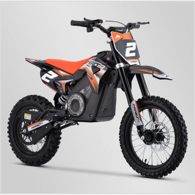 moto enfant dirt bike hiro rocket 1300w orange