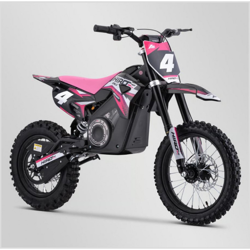 moto enfant dirt bike hiro rocket 1300w rose