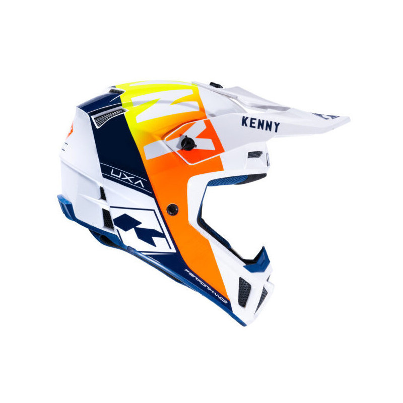 casque performance white navy orange