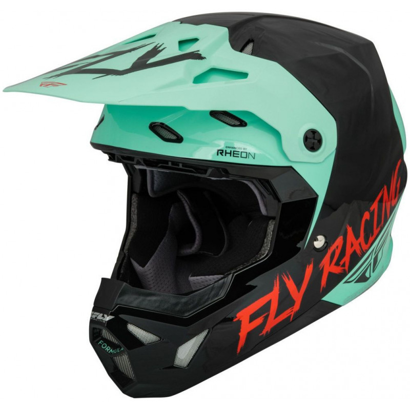 casque formula cp noir mint rouge