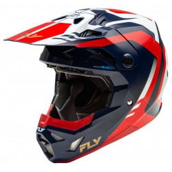 Casque CP Krypton Rouge Blanc Navy - FLY