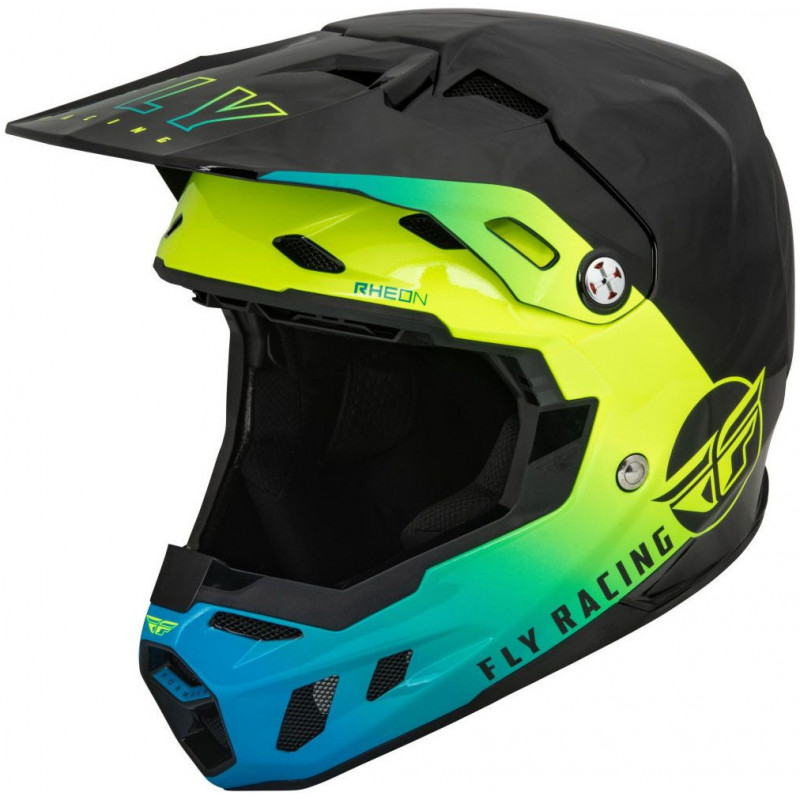 casque formula cc centrum noir bleu jaune