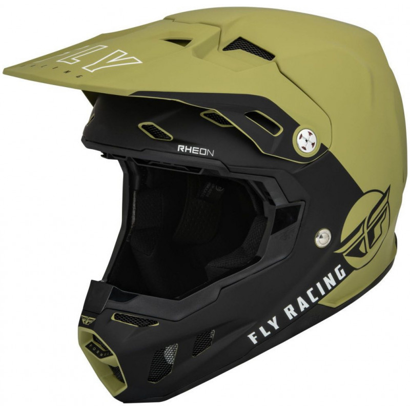 casque formula cc centrum vert olive noir