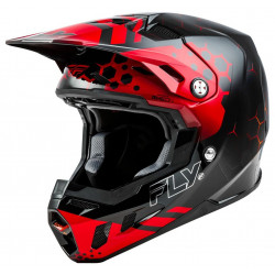 Casque Formula CC Tektonic Noir Rouge Orange - FLY