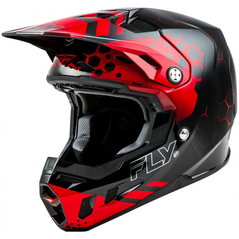 casque formula cc tecktonic noir rouge orange