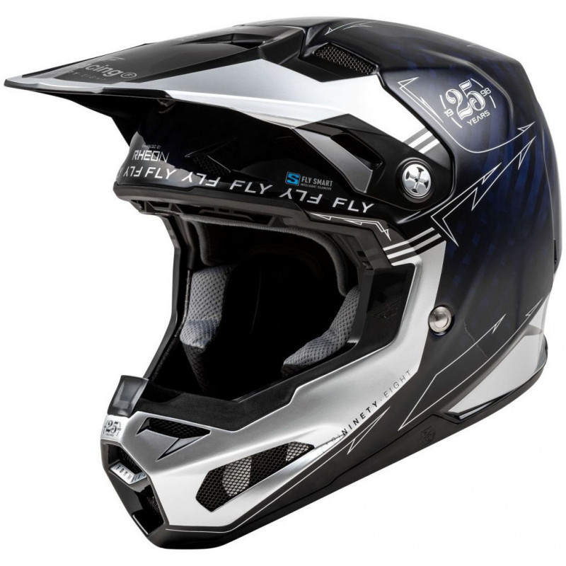 casque formula s carbon legacy bleu carbone silver