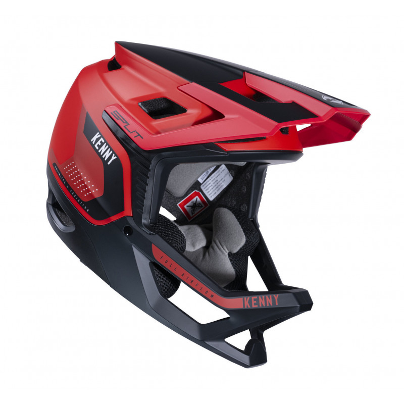 casque split graphic red