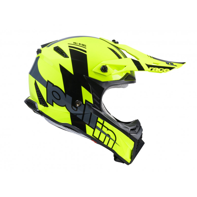 casque race neon yellow