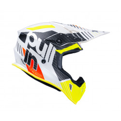 Casque Race White Neon Yellow - PULL-IN