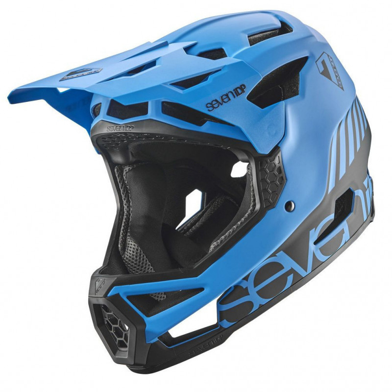 casque project 23 fibre bleu noir