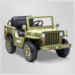 Voiture électrique enfant Jeep Willys 1 place Sable - APOLLO