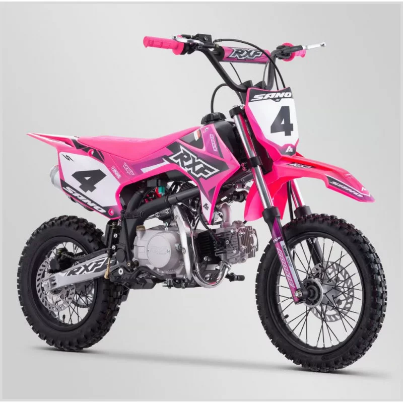 moto dirt bike sano rxf rookie 125cc rose